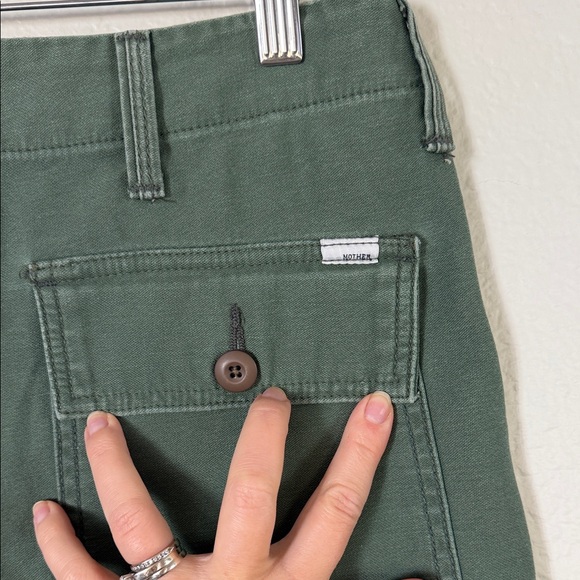 MOTHER Ankle Cropped Jeans in Sage - Picture 14 of 16